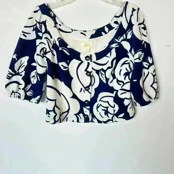 NWT! ANTHROPOLOGIE Maeve Amiens Flounced Floral Motif Skirt/Top Set - Picture 4 of 14